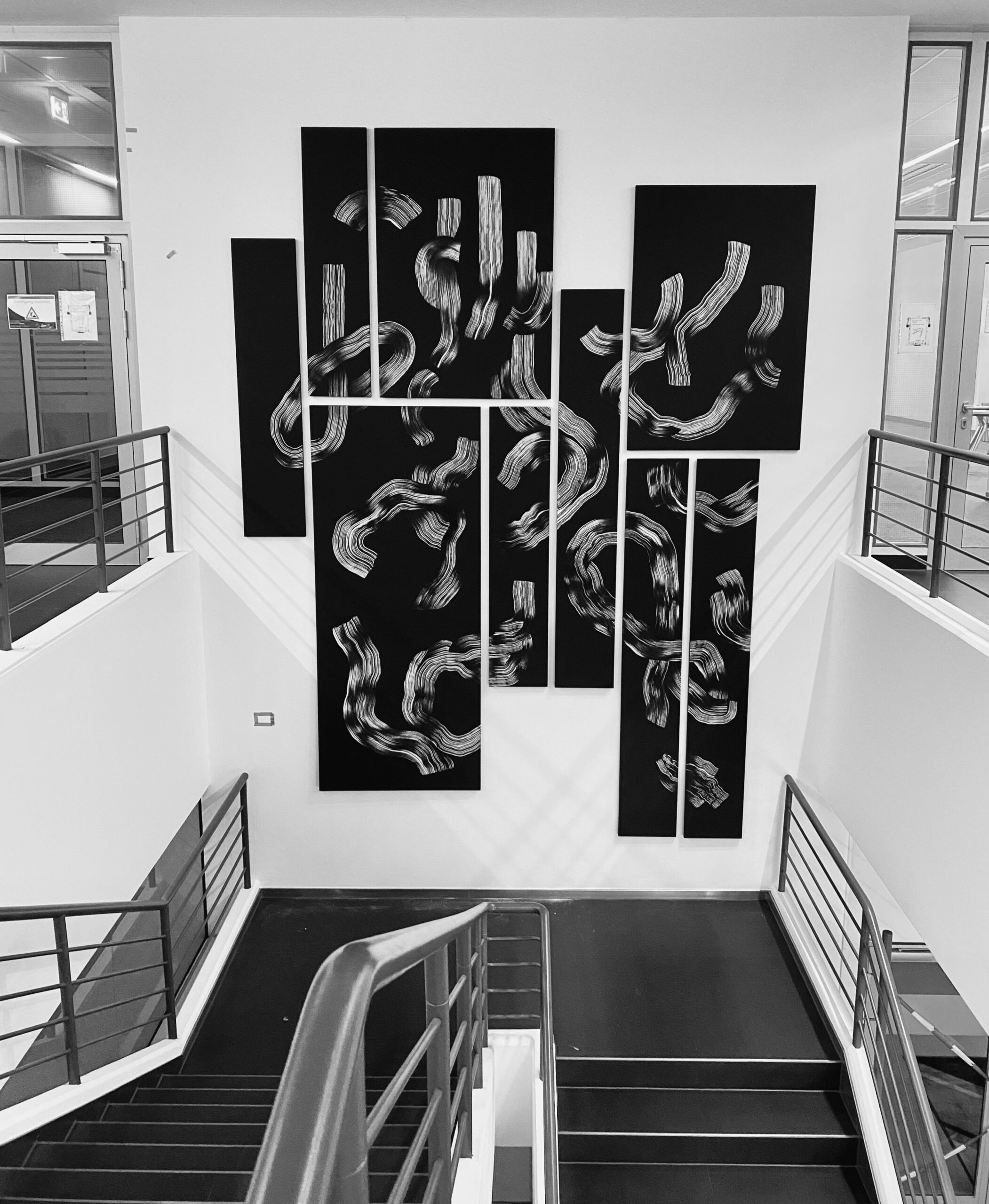 Delia Fröhlich
Nr. 60, 2021
Ink, acrylic, and charcoal on Finnish wood pulp board